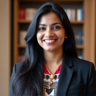 Portrait of Priya Kapoor, AI ethics researcher