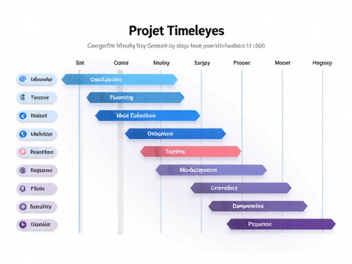 Timeline of a typical project development cycle